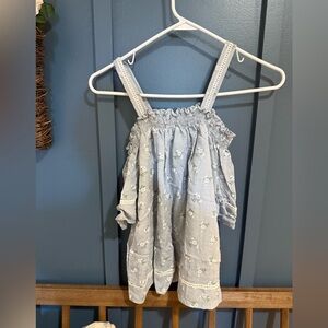 Light blue floral top